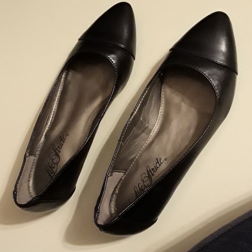 Women's fashion life stride shiny pointed flats